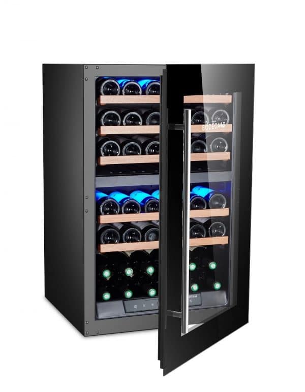 Eingebauter Weinkühlschrank 2 Temperaturzonen